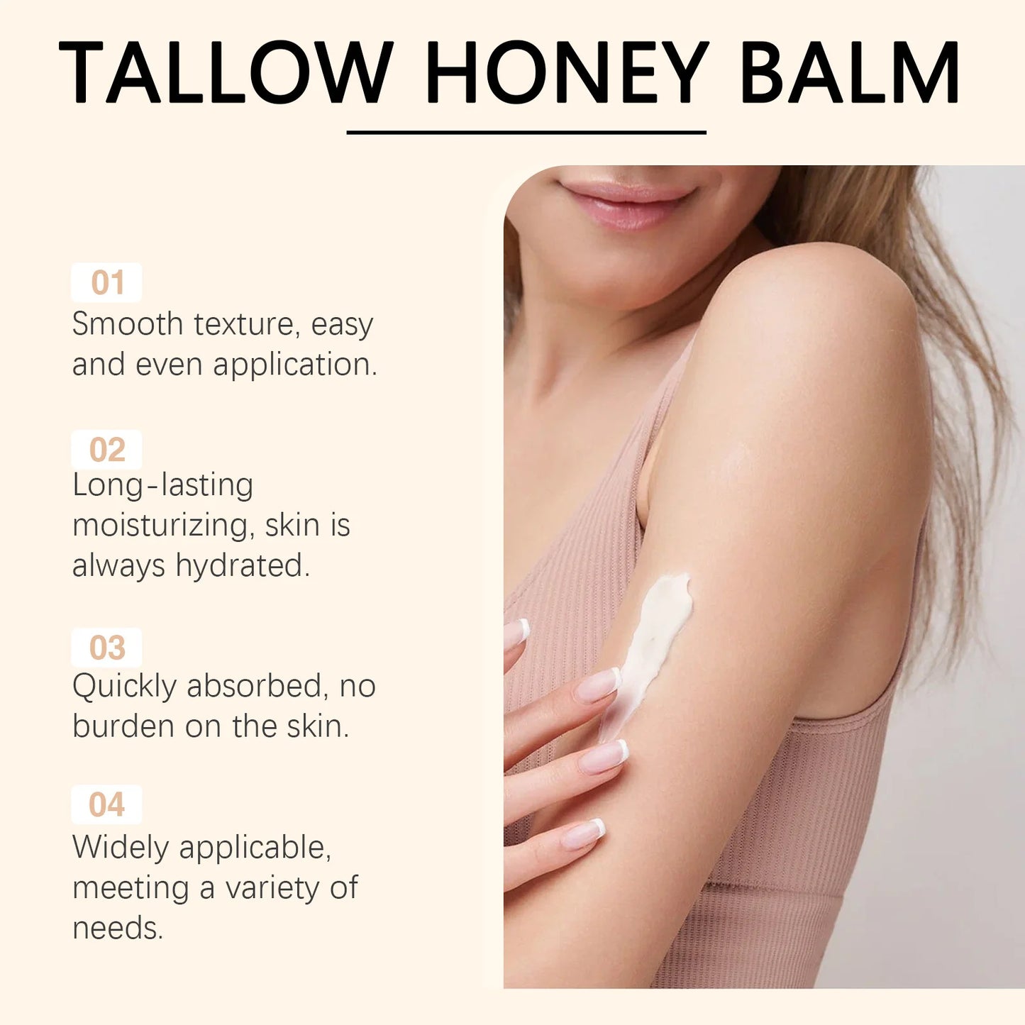 Whipped Honey Tallow Balm