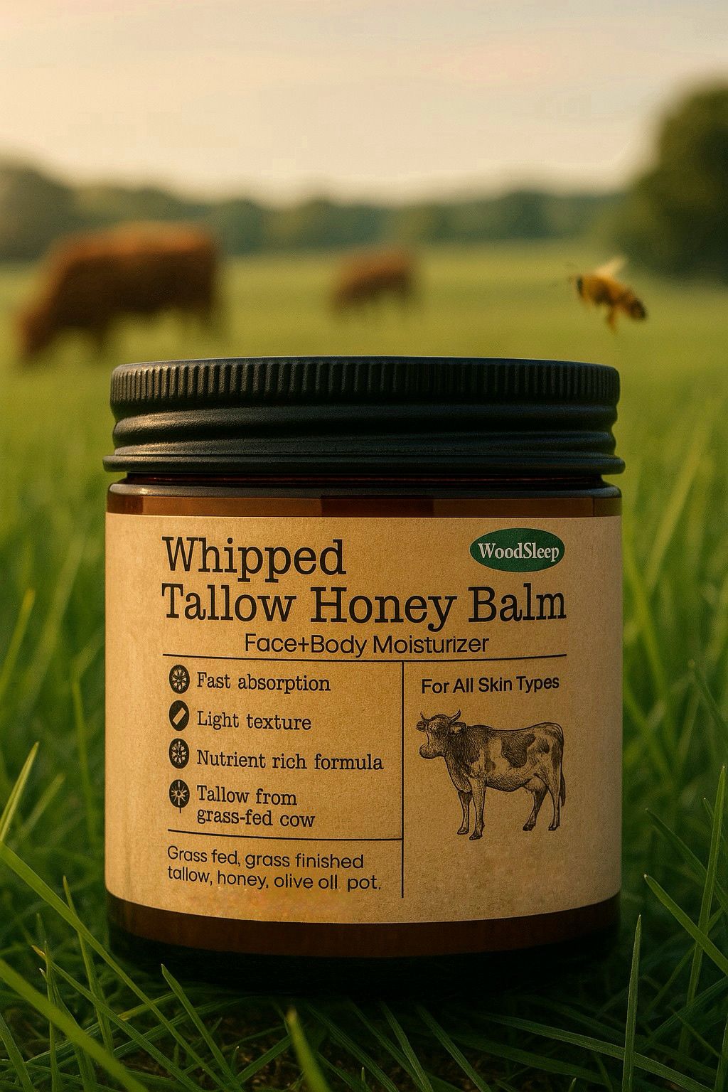 Whipped Honey Tallow Balm
